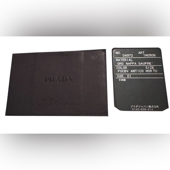 Prada compact wallet brown nylon and Saviano leather separate zipper change area - Picture 9 of 11